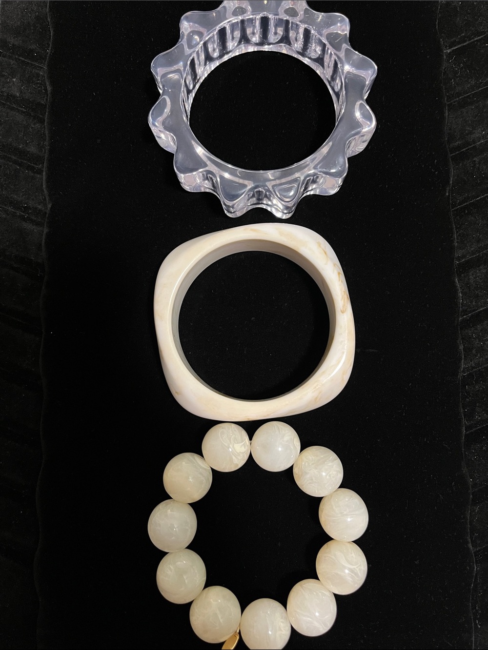 Anthropologie Resin Bracelets